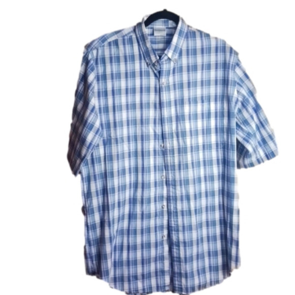 SADDLEBACK Large Short Sleeve Button Down Shirt Box 16 - Picture 1 of 4